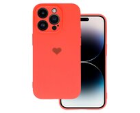 Kryt Vennus Heart Silicone pro Iphone 14 Pro design 1 coral