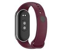 Jednobarevný náhradní náramek Mi Band 8 - Vínová -