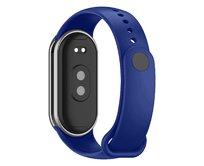 Jednobarevný náhradní náramek Mi Band 8 - safírově modrá -