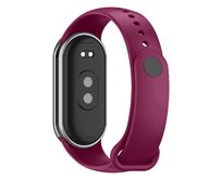 Jednobarevný náhradní náramek Mi Band 8 - Fialovo-růžová -