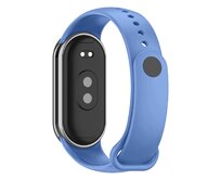 Jednobarevný náhradní náramek Mi Band 8 - Modro-Šedá -