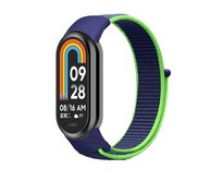 Náhradní náramek SportNylon Mi band 8 - TmavěModro-Zelená -