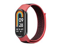 Náhradní náramek SportNylon Mi band 8 - Červeno-Černá -