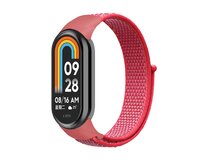 Náhradní náramek SportNylon Mi band 8 - Červeno-Oranžová -