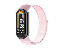 Náhradní náramek SportNylon Mi band 8 - Světle Růžová -