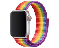 Nylonový řemínek pro Apple Watch 38/40/41mm - Duhová - -