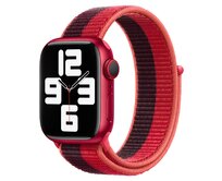 Nylonový řemínek pro Apple Watch 38/40/41mm - Červeno-Černá - -