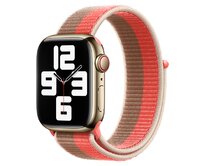 Nylonový řemínek pro Apple Watch 38/40/41mm - Růžovo-hnědá - -