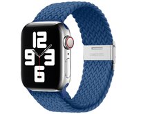 Pletený řemínek pro Apple Watch 38/40/41mm - Modrý - -