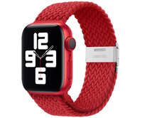 Pletený řemínek pro Apple Watch 38/40/41mm - Červený - -