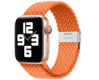 Pletený řemínek pro Apple Watch 38/40/41mm - Oranžový - -