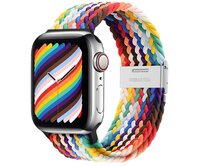 Pletený řemínek pro Apple Watch 38/40/41mm - Duhový - -