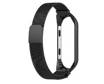 Milánský tah magnetické zapínání Mi Band 3/4 - Černá -