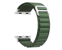 Nylonový řemínek se sponou pro Apple Watch 38/40/41mm - - Armádně zelená -