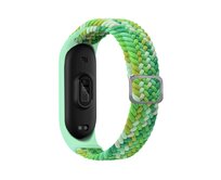 Pletený náhradní náramek Mi Band 3/4/5/6/7 - Zelená -