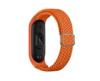 Pletený náhradní náramek Mi Band 3/4/5/6/7 - Oranžová -