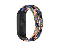 Pletený náhradní náramek Mi Band 3/4/5/6/7 - Vícebarevná -