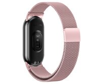 Milánský tah magnetické zapínání Mi Band 8 - Světle růžový -