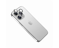 Ochranná skla čoček fotoaparátů  Camera Glass pro Apple iPhone 13 Pro/13 Pro Max, stříbrná