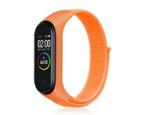 Náhradní náramek Mi band 3/4/5/6/7 SportNylon - Oranžová -