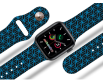 Apple watch řemínek Geometrie modrá - 38/40/41mm