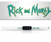 Náhradní náramek Mi band 3/4/5/6/7 Rick and Morty - Logo 2 - Bílá -