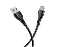 Data kabel BOROFONE BX51 , USB na USB-C, 3A, 1m, černý