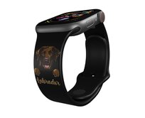 Apple watch řemínek Hnědý labrador - 42/44/45/49mm, barva pásku bílá