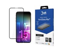 tvrzené sklo HardGlass MAX pro Apple iPhone 15 Pro, černá