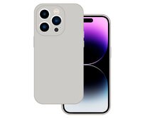 Kryt Silicone Premium pro Apple iPhone 11 , barva titanová