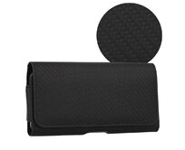 Pouzdro na opasek HIT velikost XL (167x83) pro Apple iPhone 13 Pro Max/14 Pro Max/Samsung A14 5G/A34 5G/M23/M33/S23 Ultra/Xiaomi Redmi 9A , design 3 , barva černá