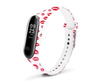 Náhradní náramek Mi band 3/4 Otisk rtěnky