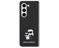 Originální kryt KARL LAGERFELD hardcase Saffiano Karl&Choupette Pin KLHCSA35SAKCNPK pro Samsung Galaxy A35 , barva černá