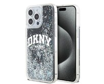 Originální kryt DKNY Liquid Glitter Big Logo DKHCP13XLBNAEK for Apple iPhone 13 Pro Max , barva černá