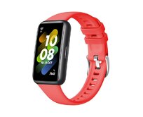 Silikonový řemínek  Silicone Strap pro Huawei Band 7, červený