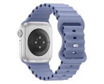 Vroubkovaný řemínek pro Apple Watch 38/40/41mm - Levandulový - -