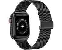 Milánský tah s přezkou pro Apple Watch 38/40/41mm - Černá - -