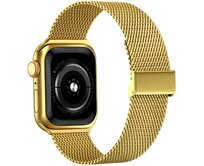 Milánský tah s přezkou pro Apple Watch 38/40/41mm - Zlatá - -