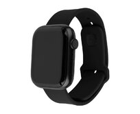 Set silikonových řemínků  Silicone Sporty Strap pro Apple Watch 38/40/41mm, černý