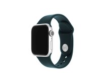 Set silikonových řemínků  Silicone Strap pro Apple Watch 42/44/45/49mm, tmavě zelený