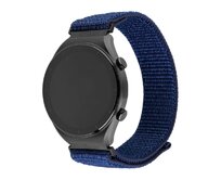 Nylonový řemínek  Nylon Sporty Strap s Quick Release 20mm pro smartwatch, tmavě modrý