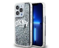 Originální kryt DKNY Liquid Glitter Big Logo DKHCP14LLBNAEK for Apple iPhone 14 Pro , barva černá