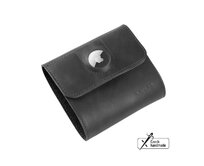 Kožená peněženka  Classic Wallet for AirTag z pravé hovězí kůže, černá