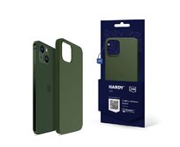 ochranný kryt Hardy Silicone MagCase pro Apple iPhone 13, Alpine Green