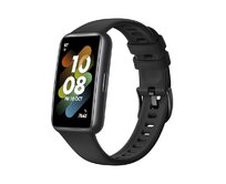 Silikonový řemínek  Silicone Strap pro Huawei Band 7, černý