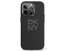 Originální kryt DKNY Liquid Silicone Metal Logo DKHCP15XSMCBSK for Apple iPhone 15 Pro Max , barva černá