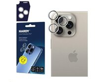 ochrana kamery HARDY Lens Protection Pro pro iPhone 15 Pro Max Natural