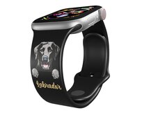 Apple watch řemínek Labradorský retrívr - 38/40/41mm, barva pásku černá