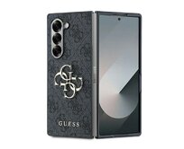 Originální kryt GUESS Leather 4G Metal Logo GUHCZFD64GMGGR pro Samsung Galaxy Z Fold 6 , barva černá