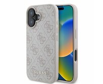 Originální kryt GUESS hardcase 4G Classic GUHCP16SG4GFPI for Apple iPhone 16 , barva růžová